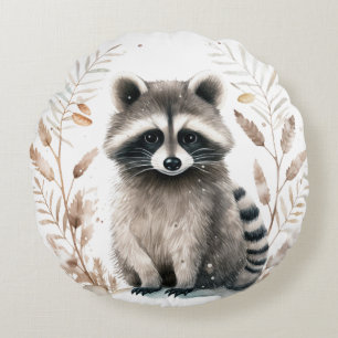 Coussins Ronds Raccoon