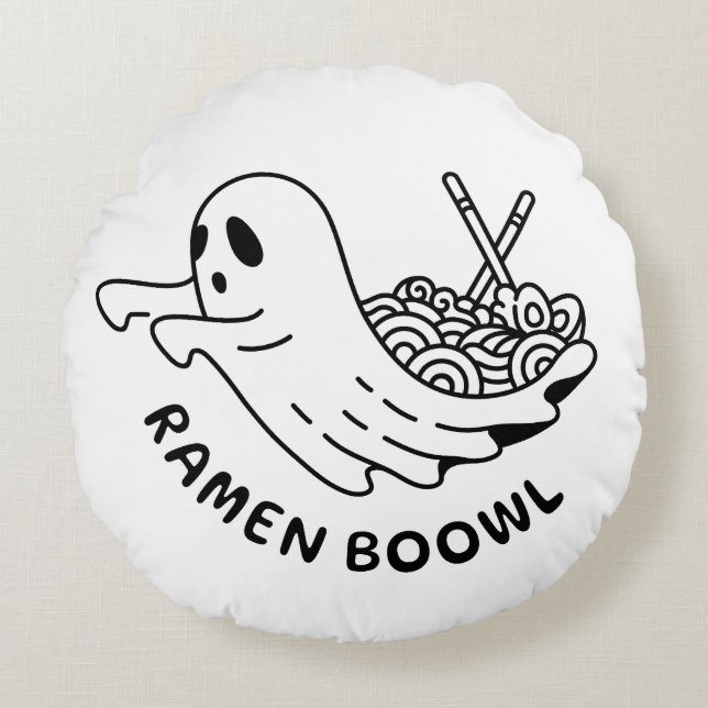 Coussins Ronds Ramen Boowl (Devant)
