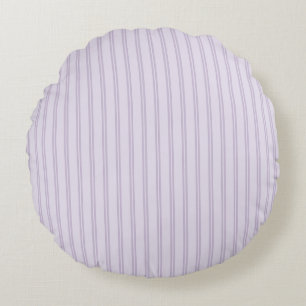 Coussins Ronds Rayures lavande violet
