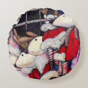 Coussins Ronds Réalité sur les vacances