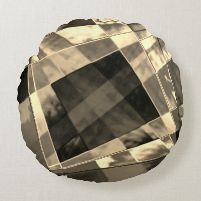 Coussins Ronds Rectangles inclinées dans les tons bois ou beige? (Devant)