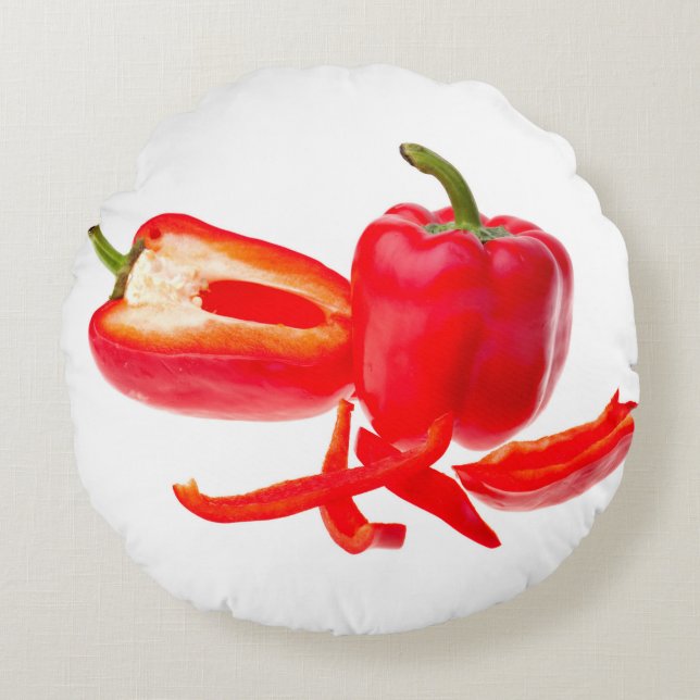 Coussins Ronds Red pepper (homonymie) (Devant)