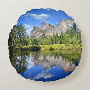 Coussins Ronds Réflexion de Yosemite
