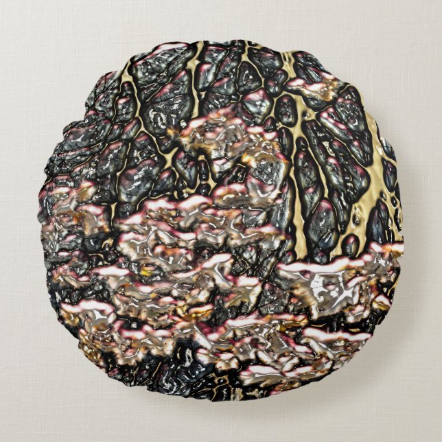 COUSSINS RONDS RÉFLEXIONS D'EAU DE FLUX (Devant)