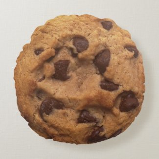 Coussin rond, « Cookie éclats de chocolat » Coussin rond, « Cookie éclats de chocolat »