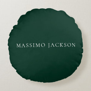 Coussins Ronds Regard esthétique moderne simple minimaliste vert