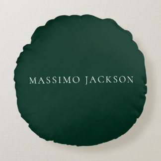 Coussins Ronds Regard esthétique moderne simple minimaliste vert