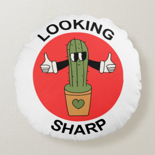 Coussins Ronds Regard Perçant Pun de cactus