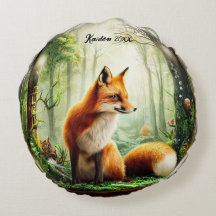 Renard rouge mignon dans Snowglobe