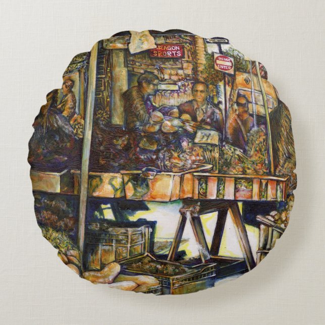 Coussins Ronds Rend la créativité plus éclatante (Devant)