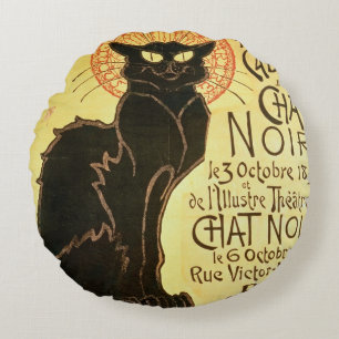 Coussins Ronds Réouverture du cabaret Noir de conversation, 1896