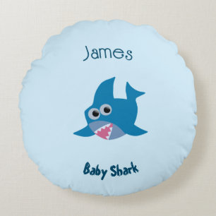 Coussins Ronds Requin-bébé
