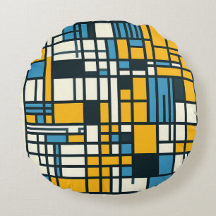 Coussins Ronds Résumé de la grille moderne - Geomet inspiré par M