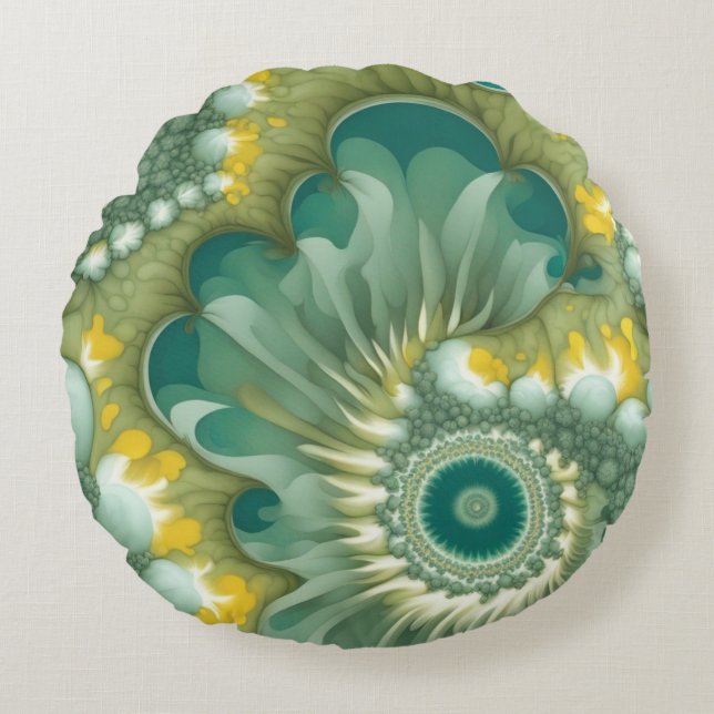 Coussins Ronds Résumé Nautilus (Devant)