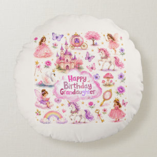 Coussins Ronds Rêves de contes de fées 