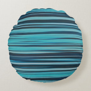 Coussins Ronds Robustes turquoise et bleu