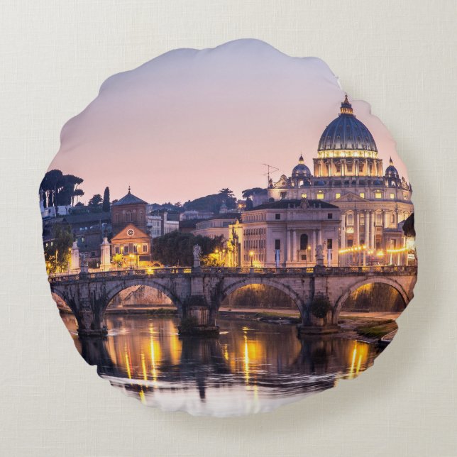Coussins Ronds Rome Italy (Dos)