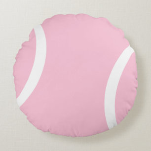 Coussins Ronds ~ rose de balle de tennis parfait