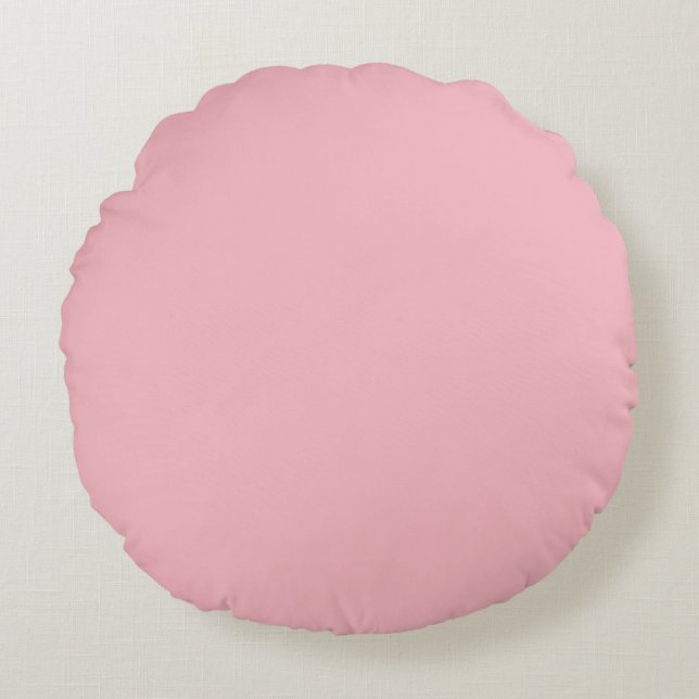 Coussins Ronds Rose Pastel (Devant)