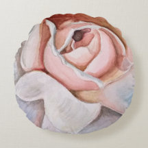 Rose rose douce en aquarelle par Jodi Mahaffey