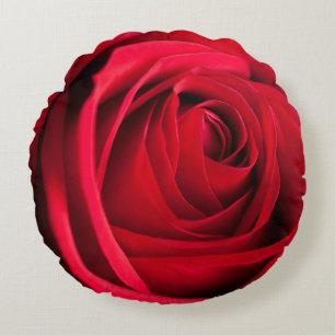 Coussins Ronds Rose rouge