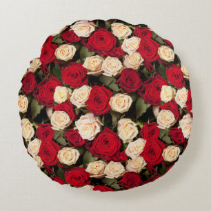 Coussins Ronds Rose, sans soudure, élégant carrelage arrière - pl