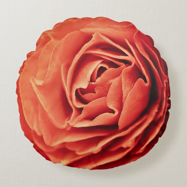 Coussins Ronds rosé vivant (Devant)
