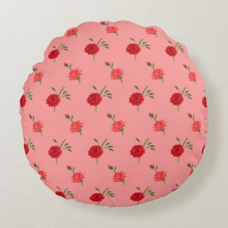 Coussins Ronds Roses