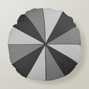 Coussins Ronds Roue couleur noir