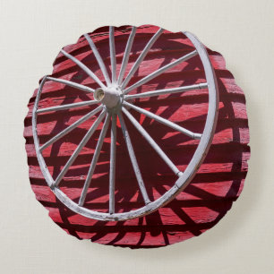 Coussins Ronds Roue de Wagon