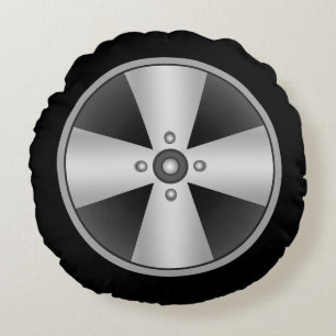 Coussins Ronds Roue faite sur commande de magnétique