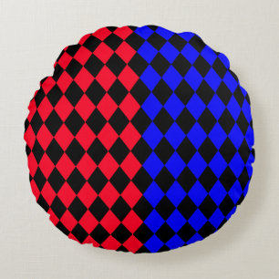Coussins Ronds Rouge et bleue punk Legging