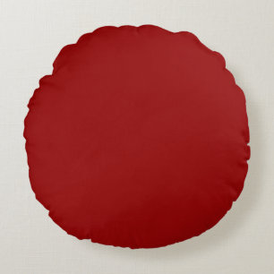Coussins Ronds Rouge Pomme Bonbon Foncé Uni