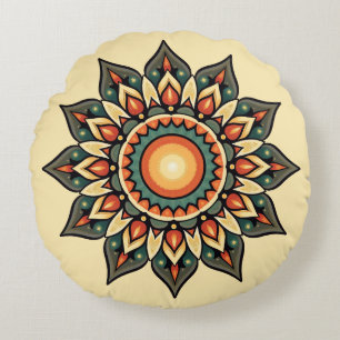 Coussins Ronds Round Mandala