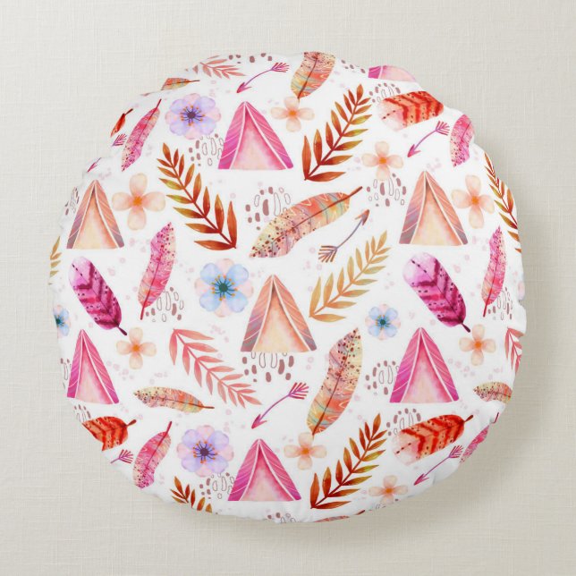 Coussins Ronds Round Pillow Design  (Devant)
