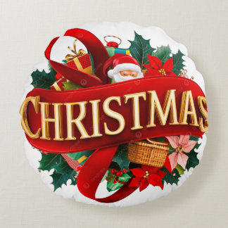 Coussins Ronds Round Throw Pillow (16")