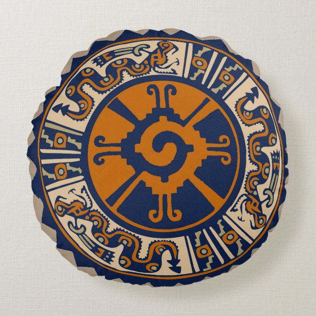 Coussins Ronds Runes Futhark anciens (Devant)