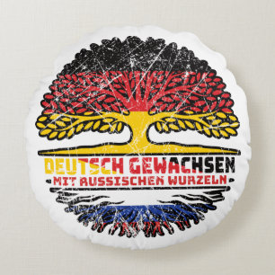 Coussins Ronds Russland Russisch Deutsch Deutschland Baum Wurzel