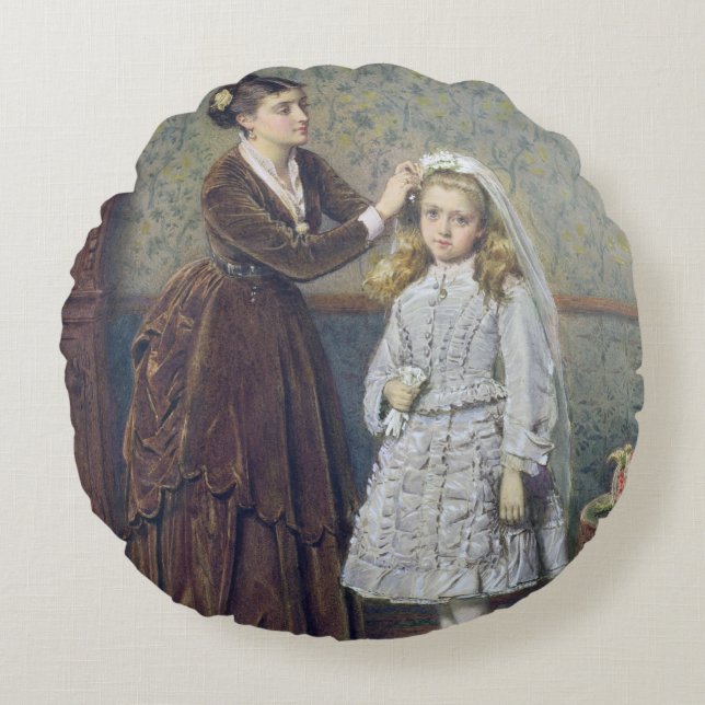Coussins Ronds Sa première communion (Devant)