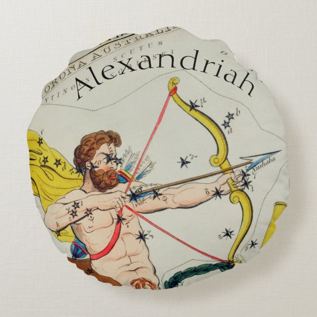 Coussins Ronds Sagittarius Round Pillo (Dos)