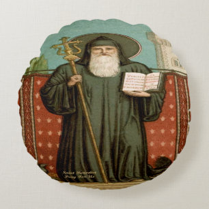 Coussins Ronds Saint Benoît de Nursie