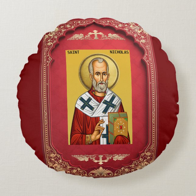 Coussins Ronds Saint Nicolas (Devant)