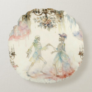 Coussins Ronds Salon de bal squelettique victorien 