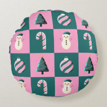 Sapin de Noël canne à bonbons boule de neige rose