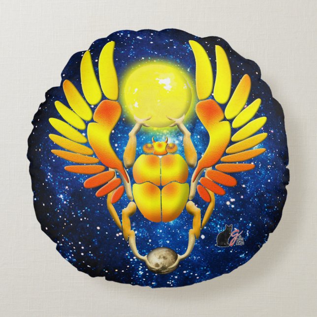 Coussins Ronds Scarab (Devant)