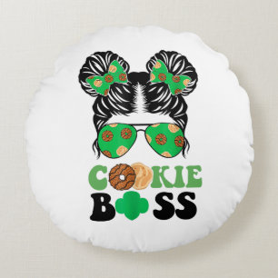 Coussins Ronds Scout Cookie Boss Girls Kidlife Messy Bun Sunglass