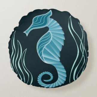 Coussins Ronds Seahorse