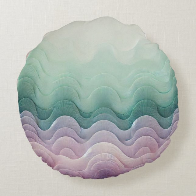 Coussins Ronds Serene Ombre Cushion (Dos)