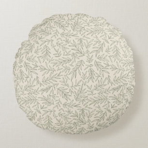 Coussins Ronds Serene Sage Green   Mini minimaliste de la taille 
