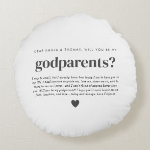 Coussins Ronds Serez-Vous Mes Parents - Proposition Photo